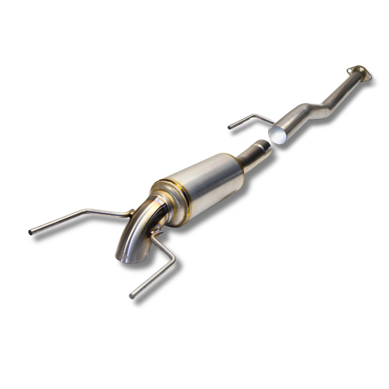 Carven 2005-2015 Toyota Tacoma 4.0L Short Bed Exhaust Dump Exit Exhaust Kit