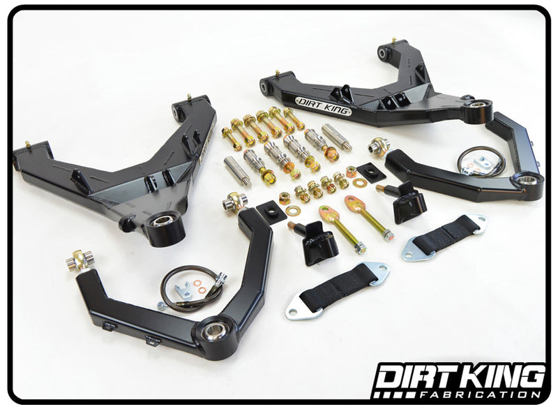 Ram 1500 Heim Long Travel Kit by Dirt King Fabrication | Side View