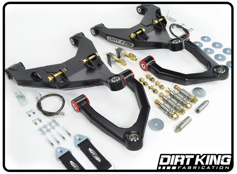 Toyota 4Runner/ FJ Cruiser Bushing Long Travel Kit by Dirt King Fabrication | Side View