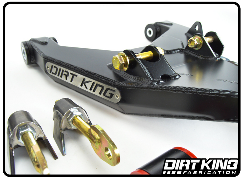 Toyota 4Runner/ FJ Cruiser Bushing Long Travel Kit by Dirt King Fabrication | Lower Arm Close Up