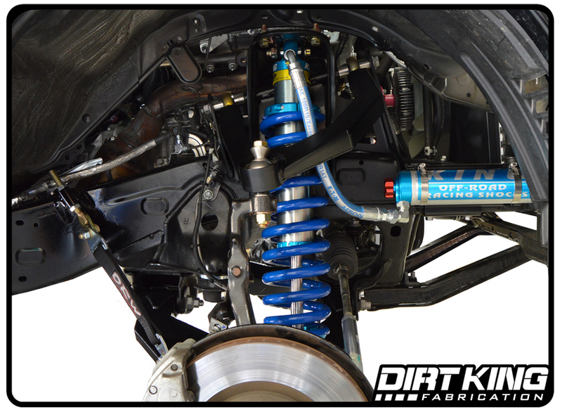 Toyota 4Runner/ FJ Cruiser Bushing Long Travel Kit by Dirt King Fabrication | Installed Side View