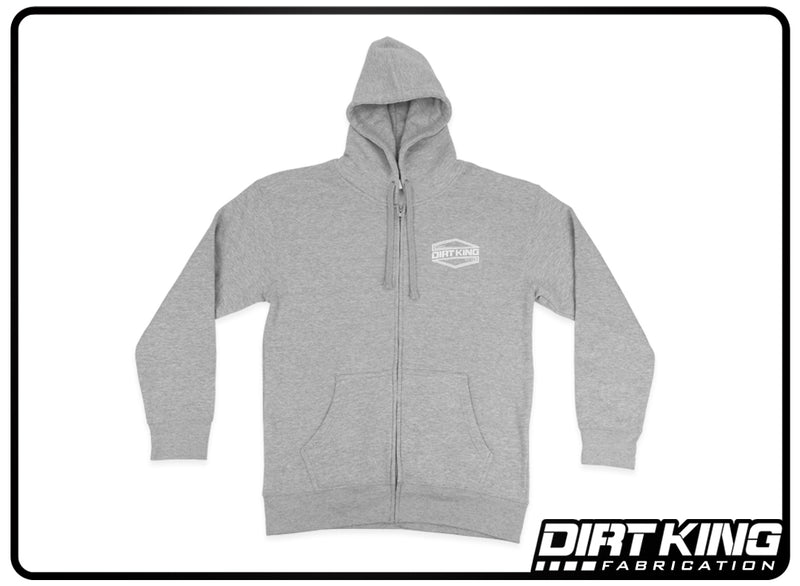 Light Heather Grey Zip Up Hoodie