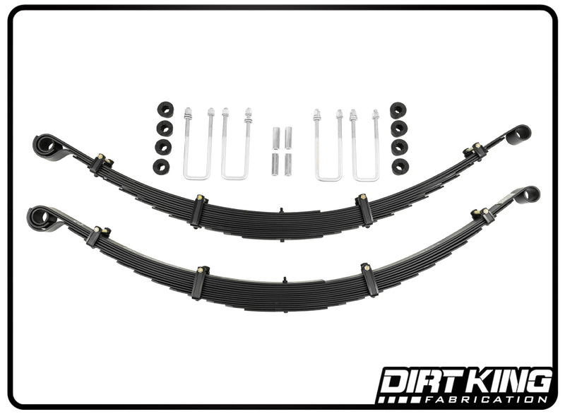 Long Travel Leaf Springs