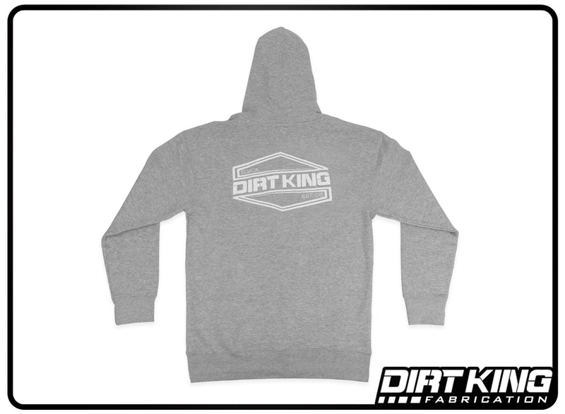 Light Heather Grey Zip Up Hoodie