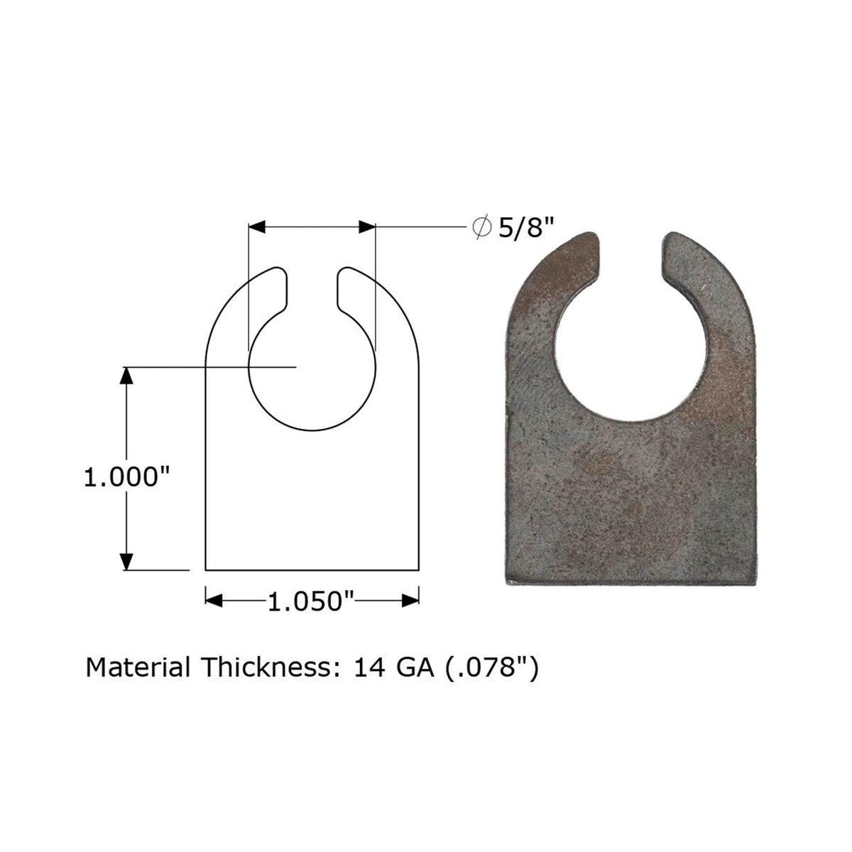 Brake Line Tab