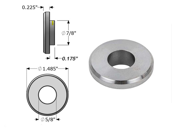 Machined Weld Washers - Overstock