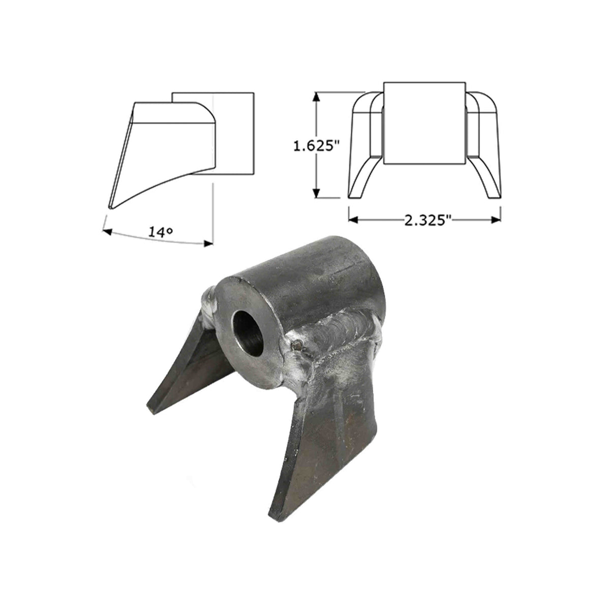 Limit Strap Clevis Mount
