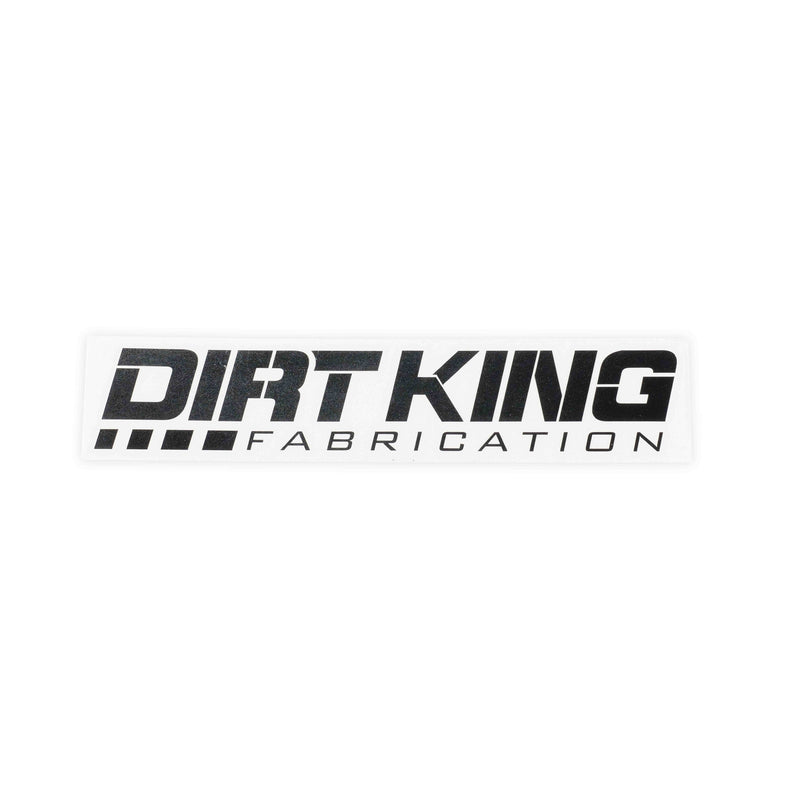 12" Die Cut Logo Sticker (Black)