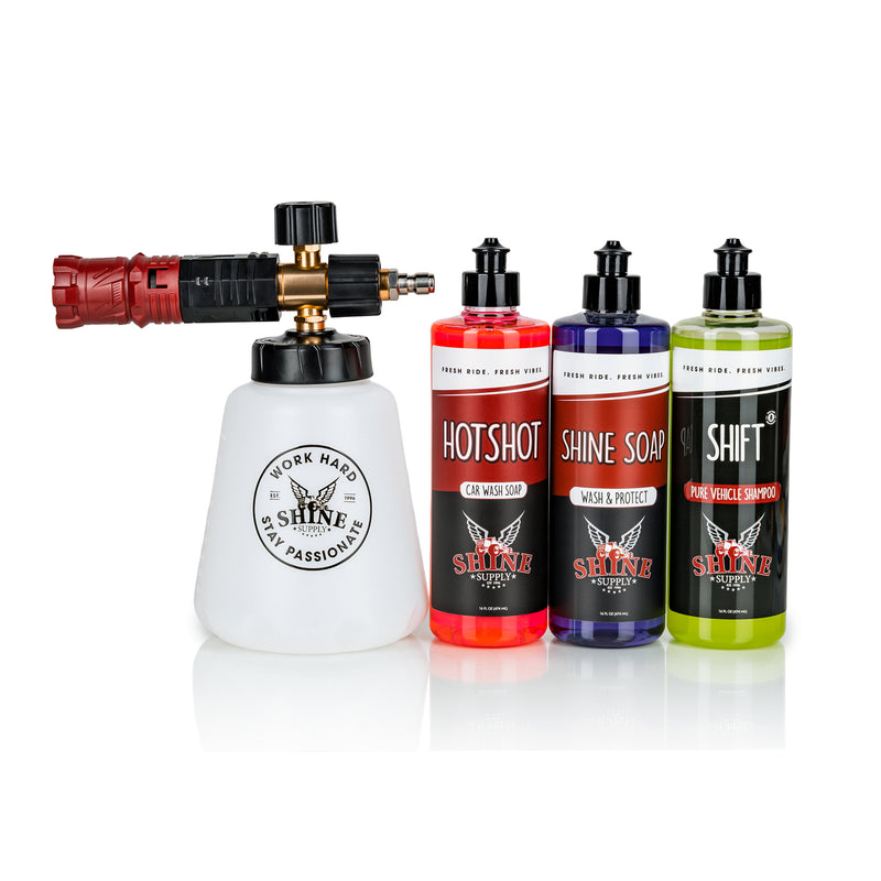 Shine Supply High Pressure Foam Gun W/ Free Soap