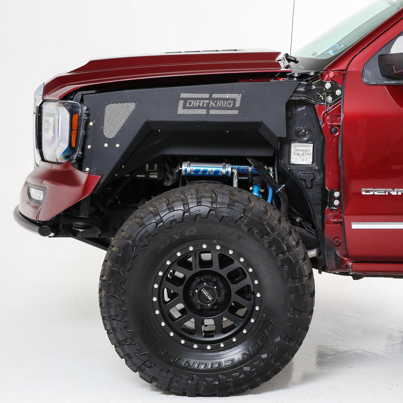 Over-sized Front Wheel Wells