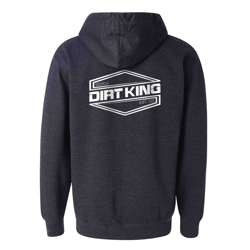 Heather Grey Zip Up Hoodie