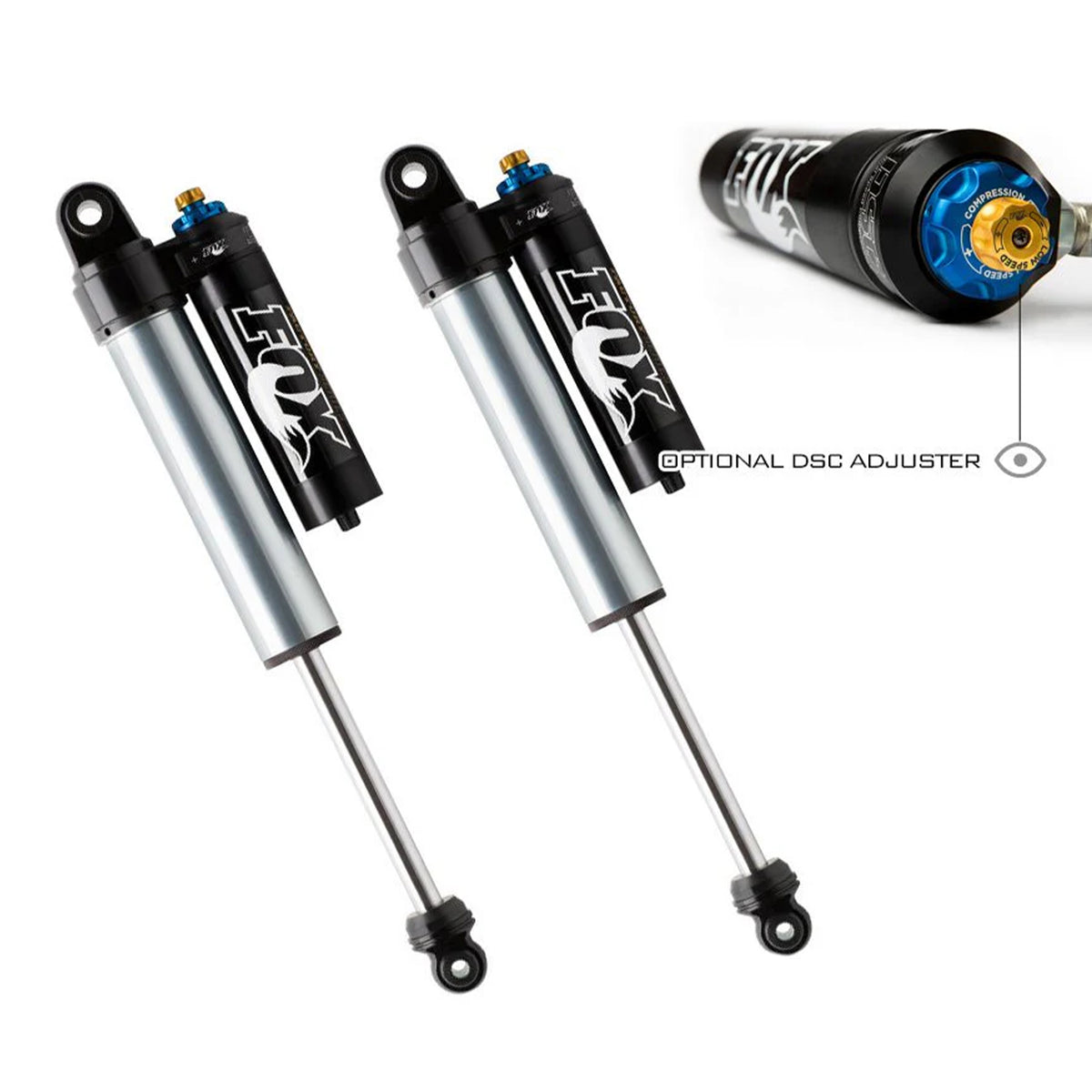 Fox 2.5 Smooth Body Shocks | DSC Piggyback Reservoir