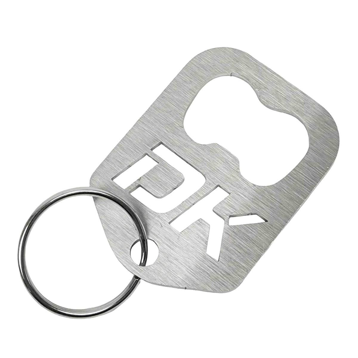 DK Stainless Bottle Opener Keychain