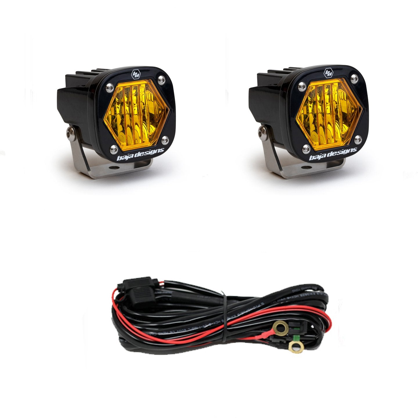 バハデザイン S1 Wide Cornering | Amber LED S1 LED Light | Wide Cornering | Amber – Dirt King