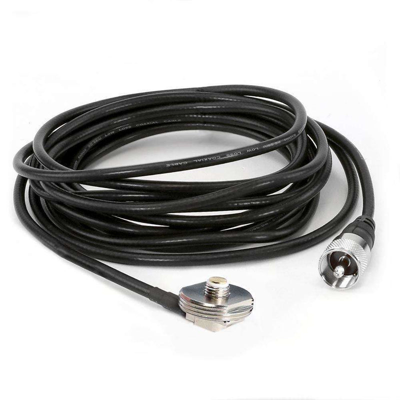 15' Antenna Coax Cable with 3/8" NMO Mount